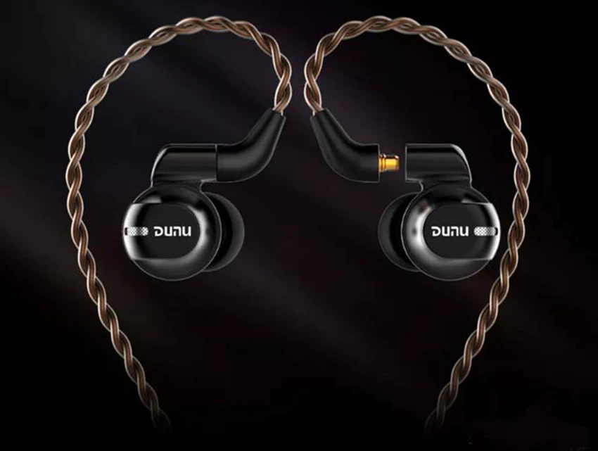 Dunu DK4001 полюсная диафрагма бериллия PVD 5 драйвер гибридные 4BA + 1DD Hifi музыкальный