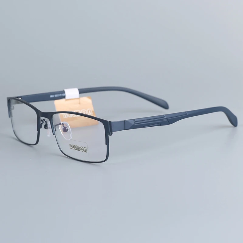 Belmon, оправа для очков, для мужчин, компьютер, оптическая, по рецепту, Nerd, прозрачные линзы, очки для глаз, оправа для мужчин, 964 - Цвет оправы: 964 blue