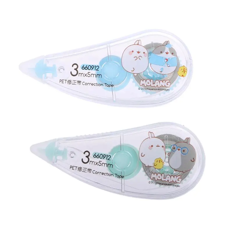 

Happiness Molang Press Type Practical Correction Tape Stationery School Supplies