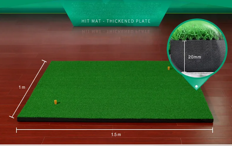 golf hitting mat gold driving mat04
