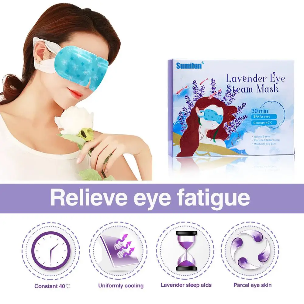 5 шт./кор. Eye Care Паровая маска для глаз теплые тени век улучшить качество
