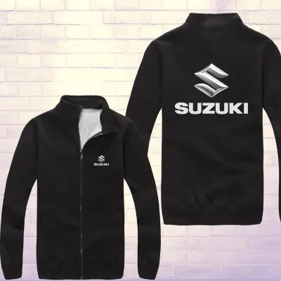 

Autumn Winter zipper suzuki Sweatshirts Women Man coat Long Sleeve jackets