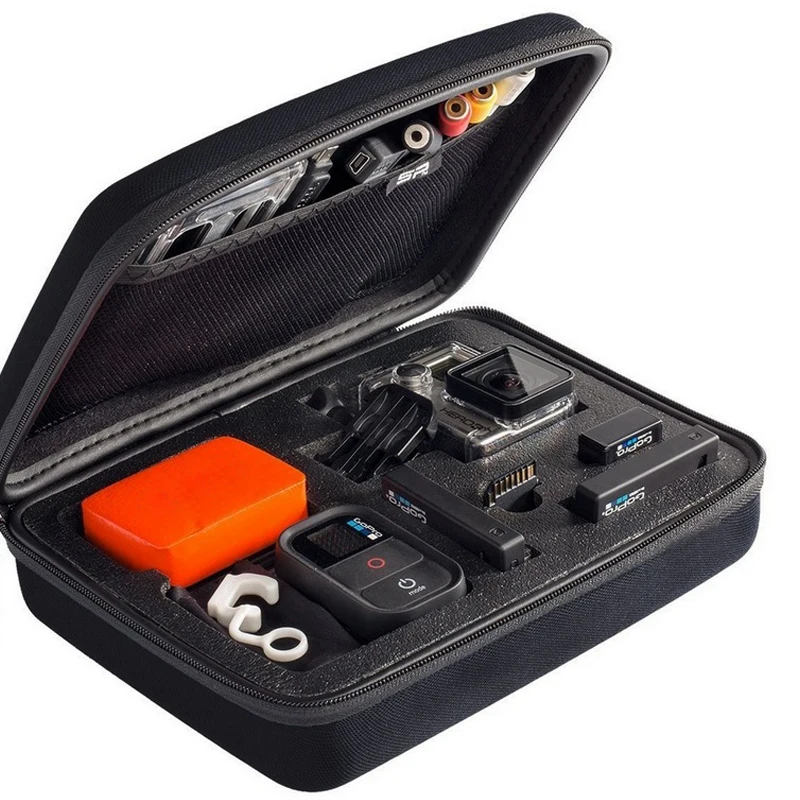 Portable For Gopro Case Water Resistant Protective EVA Bag Storage Box
