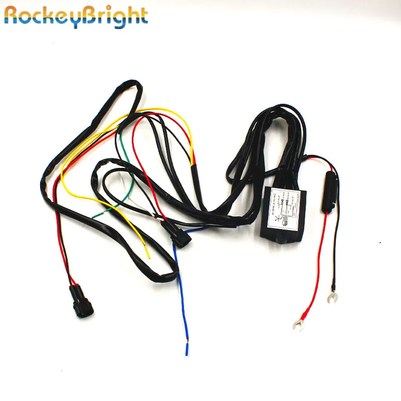 Rockeybright DRL контроллер Автомобильный светодиодный дневные ходовые огни реле жгута