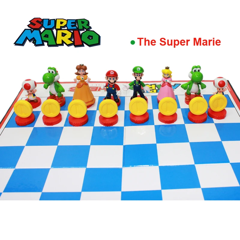 Набор для игры в шахматы BSTFAMLY Supermario портативная игра международные пластиковая