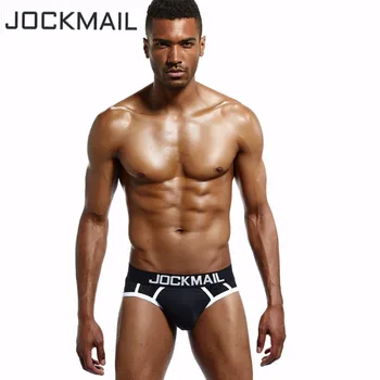 

JOCKMAIL brand Mesh Men Underwear/Briefs High Elasticity Sexy Hollow Mesh Shorts Gay Sleepwear Man Pants Quick Drying Breathable