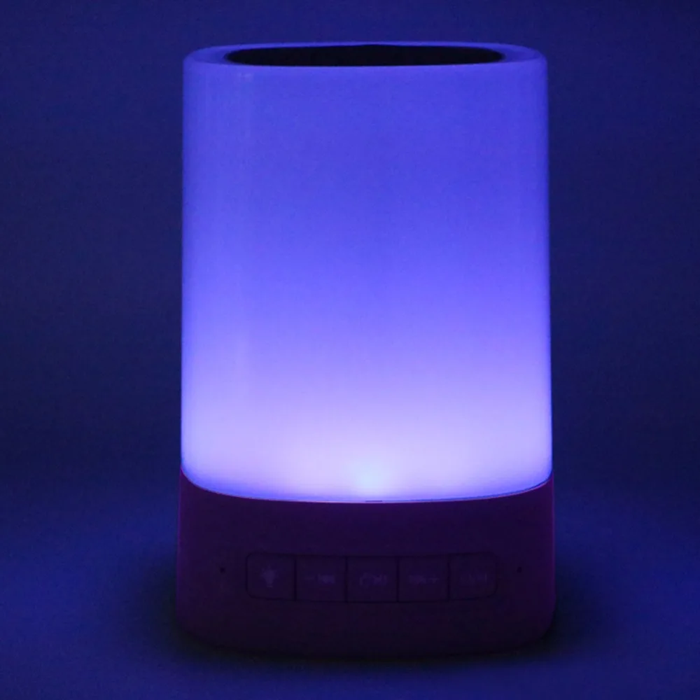color changing touch speaker