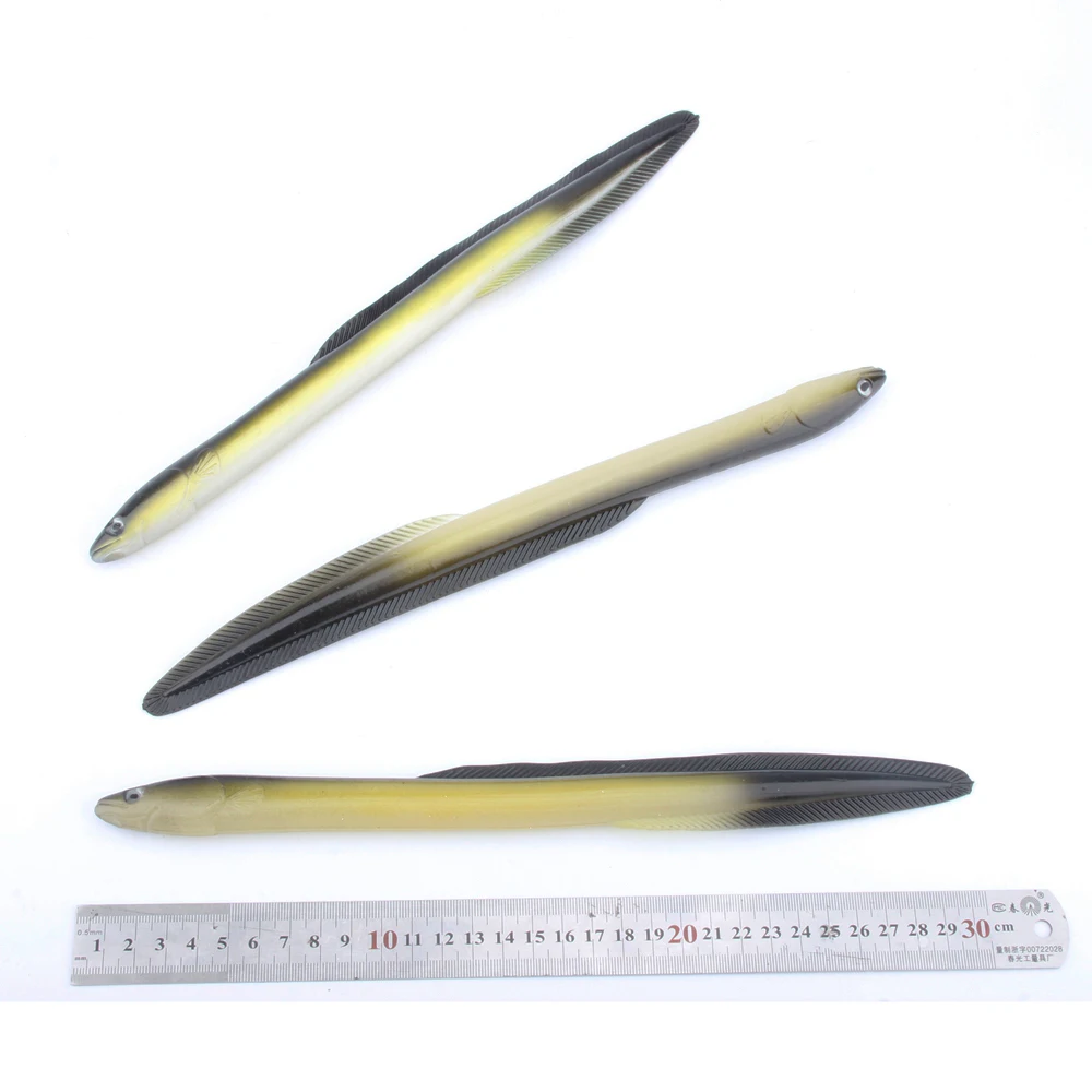 Spinpoler 58.8g 29.5cm Electric Eel Soft Bait Loach Eel Fishing Lure Silicone Artificiali Pesca Fishing Products China 1 Pieces s (3)