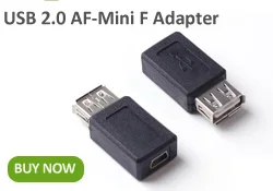 Ult-лучший USB 2,0 Тип A Женский к Micro USB Женский адаптер штекер конвертер usb 2,0 к Micro usb разъем