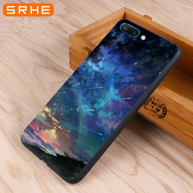 

SRHE For Huawei Honor 10 Case Silicone TPU Cover Huawei Honor View 10 View10 Cartoon Case For Huawei Honor 10 Honor10