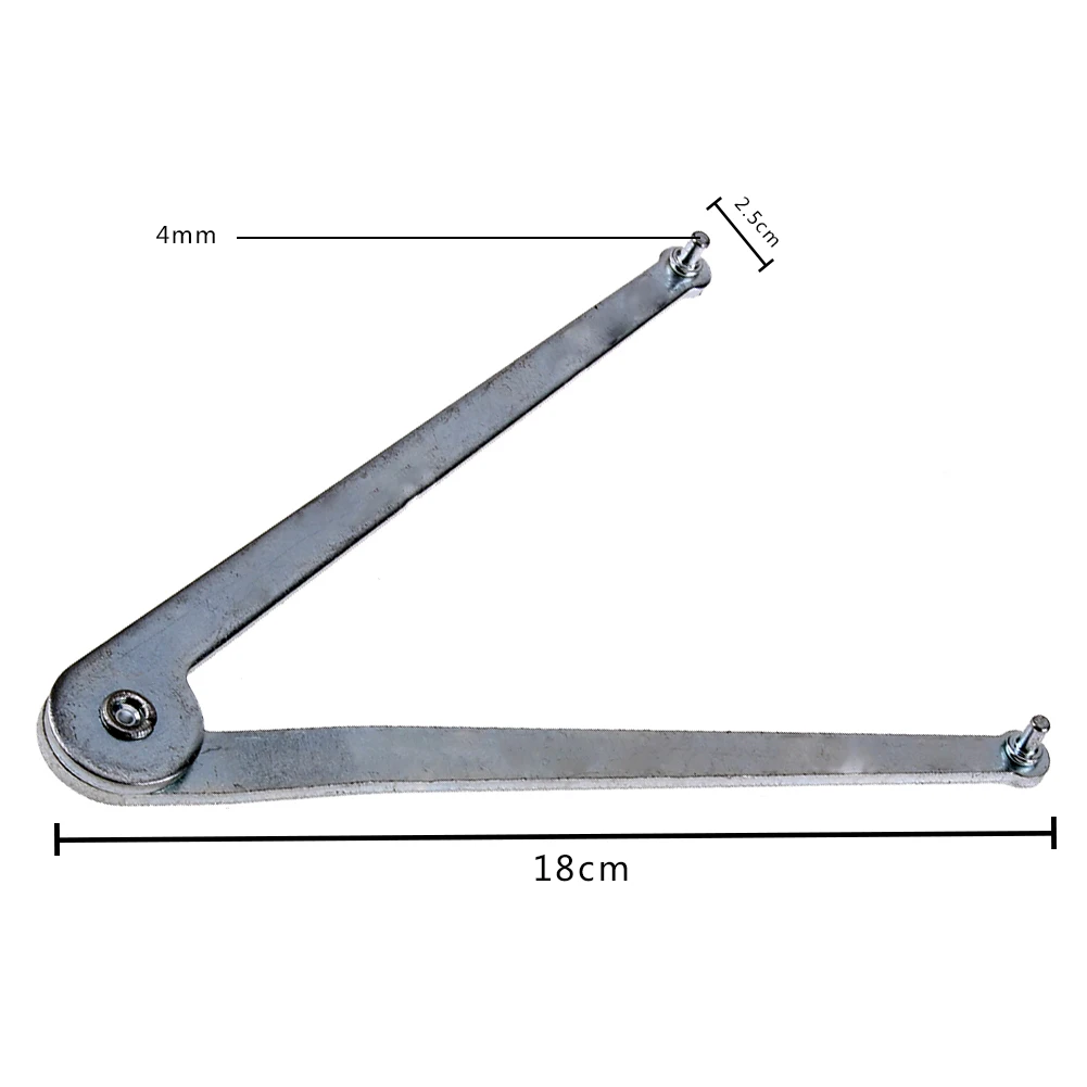 Многофункциональный 180 мм длина 4 мм диаметр Регулируемый гаечный ключ для углового шлифовального станка ступицы Arbors инструмент высокое качество