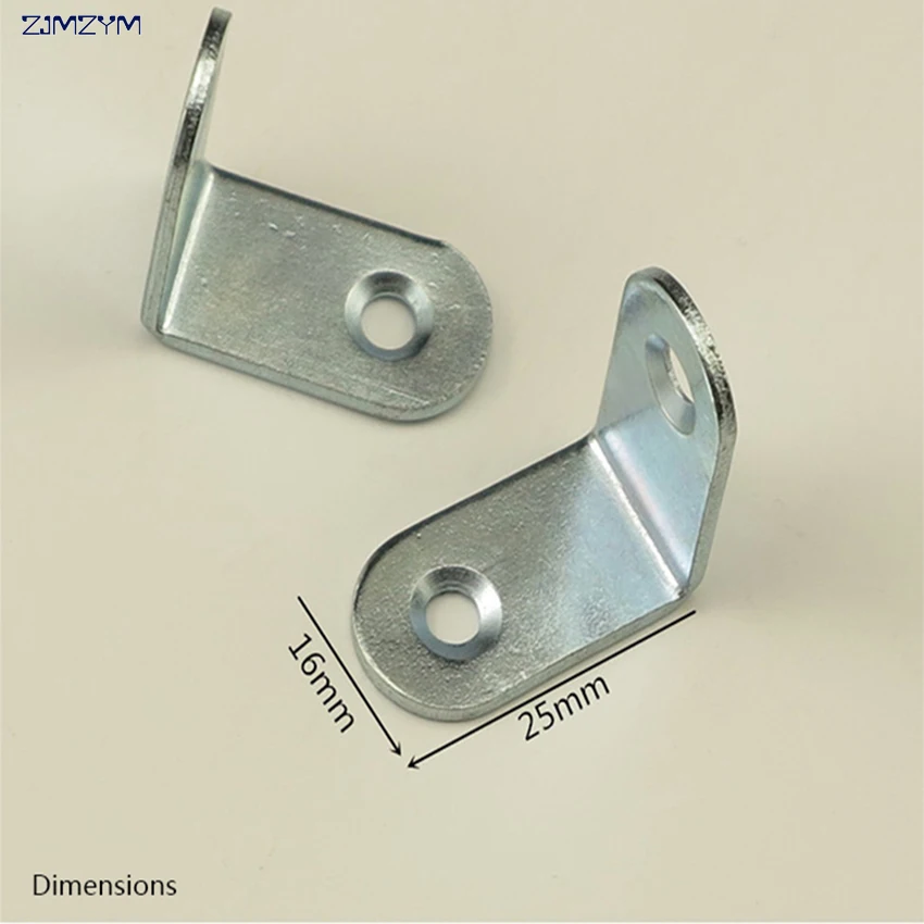 5pcs/set 25x25mm shelf bracket angle bracket reinforcement angle L