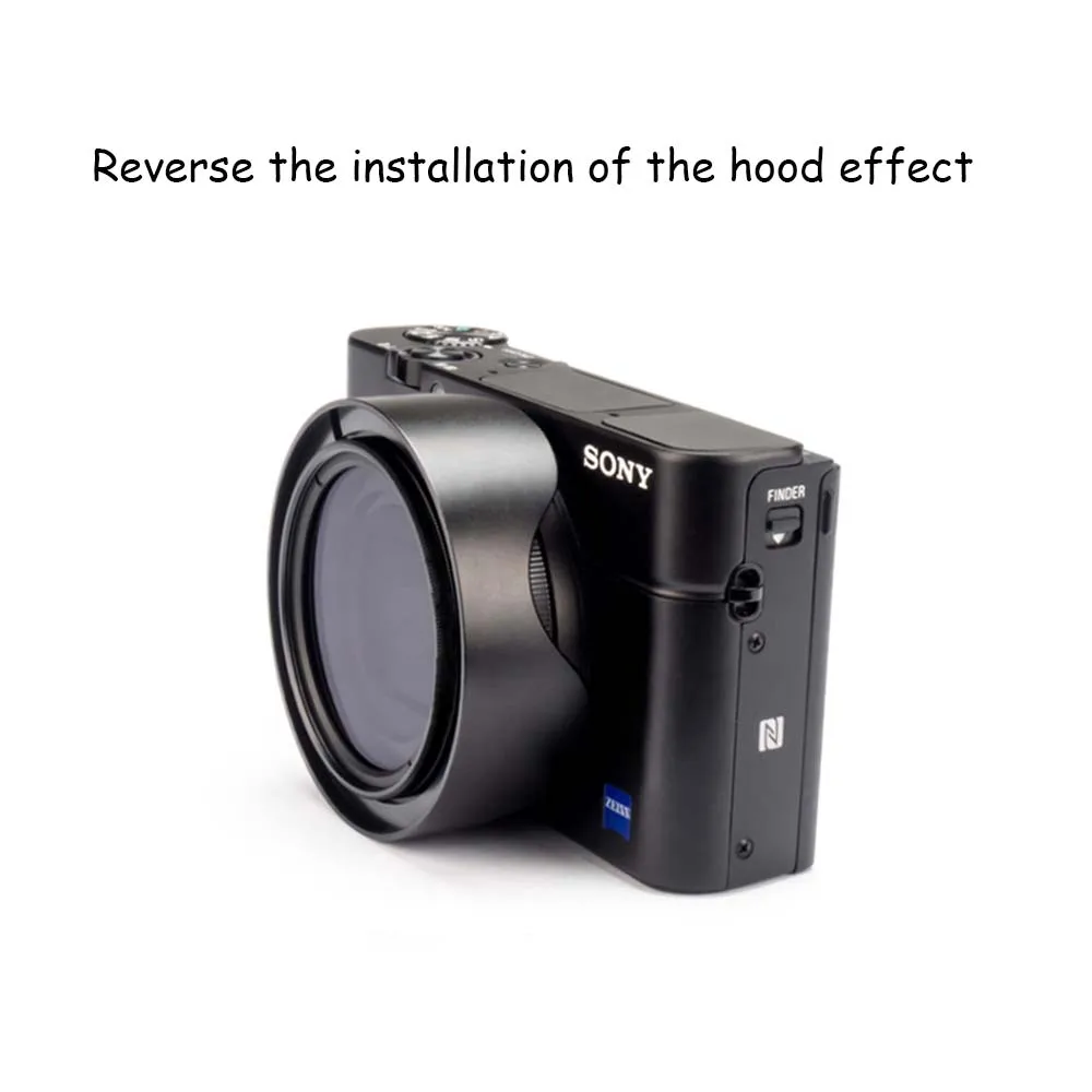 УФ фильтр JINSERTA 46 мм + бленда объектива переходное кольцо для камеры Sony RX100 M6 серии