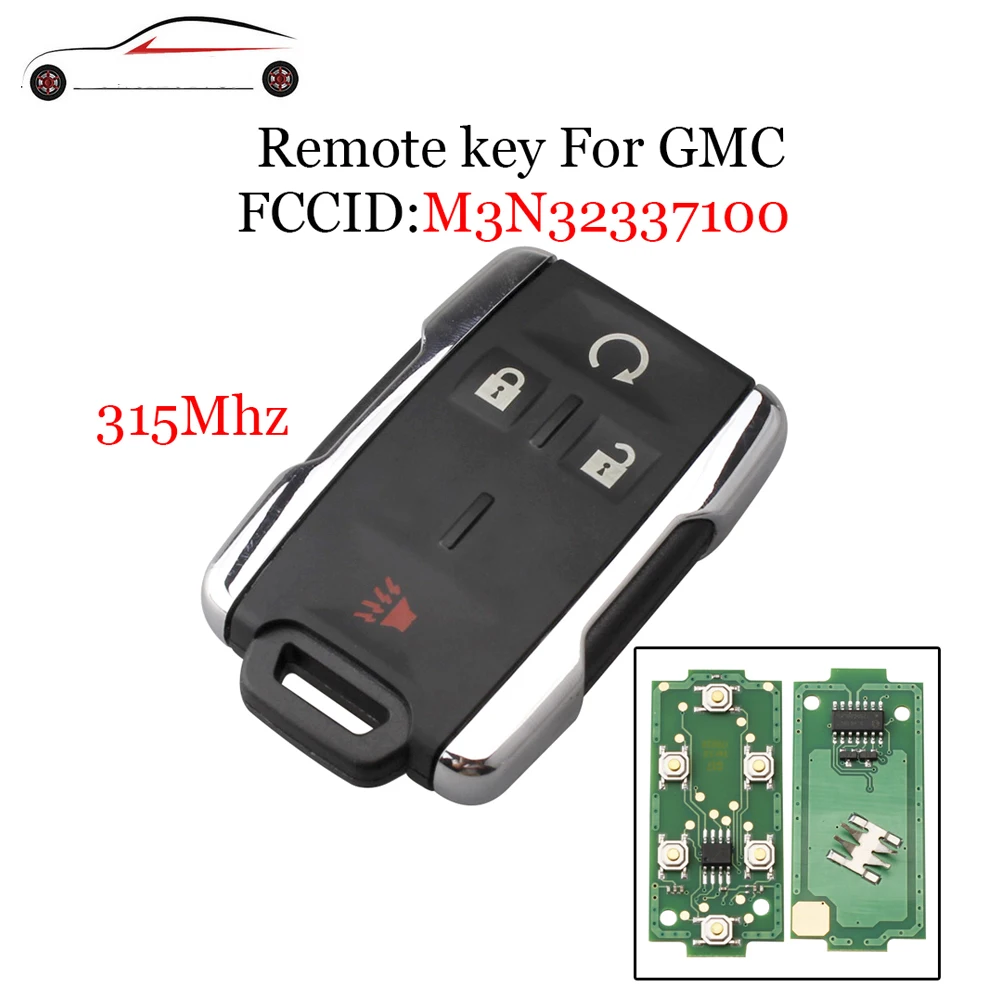 Дистанционный ключ без ключа GORBIN для GMC M3N32337100 315 МГц Sierra 2014 2015 2016 2017 2018