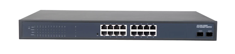 16-Порты и разъёмы Gigabit Ethernet с 2 SFP