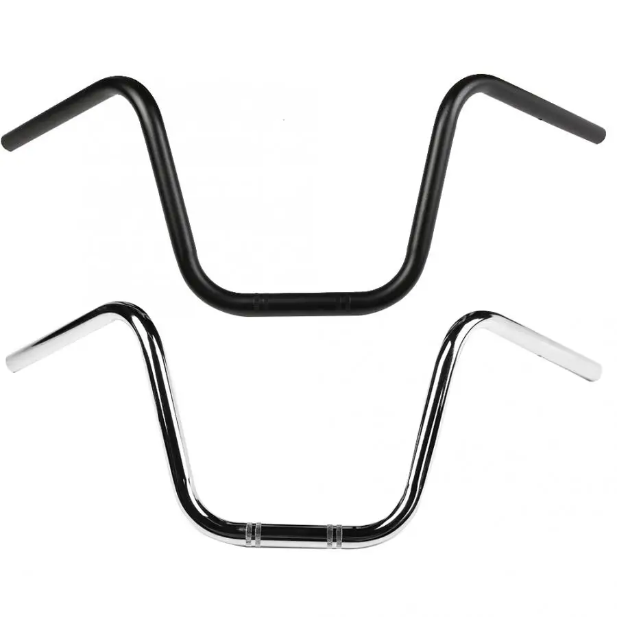 Стальной руль мотоцикла рукоятка 25 мм Подходит для Honda Yamaha Suzuki Kawasaki руль мотоцикла