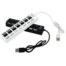 Горячие Новые 7-Порты и разъёмы независимый переключатель вкл./выкл. USB 2,0 концентратор высокой Скорость передачи данных Мощность преобразования адаптер для ПК ноутбуков#10