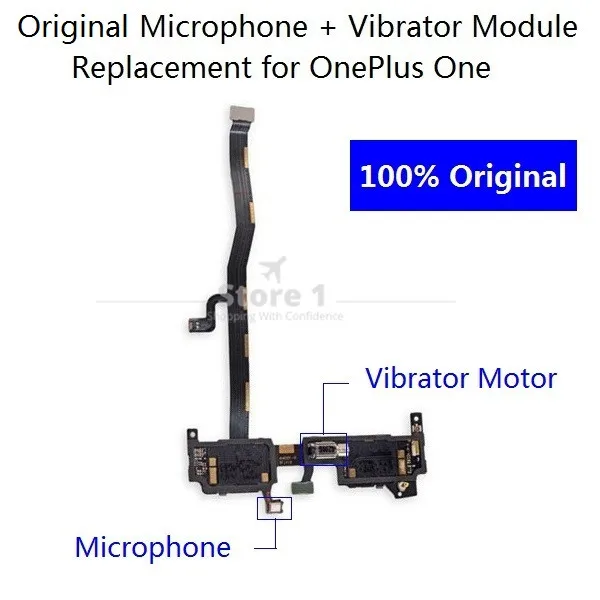 Original Genuine for OnePlus One Microphone Mic + Vibrator Vibrating