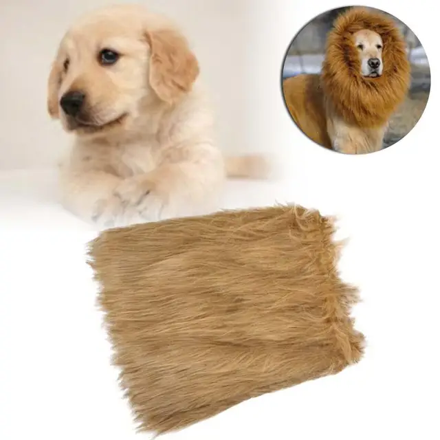 pet costume dog lion wigs mane hair festival party fancy dress up halloween costume pet lion