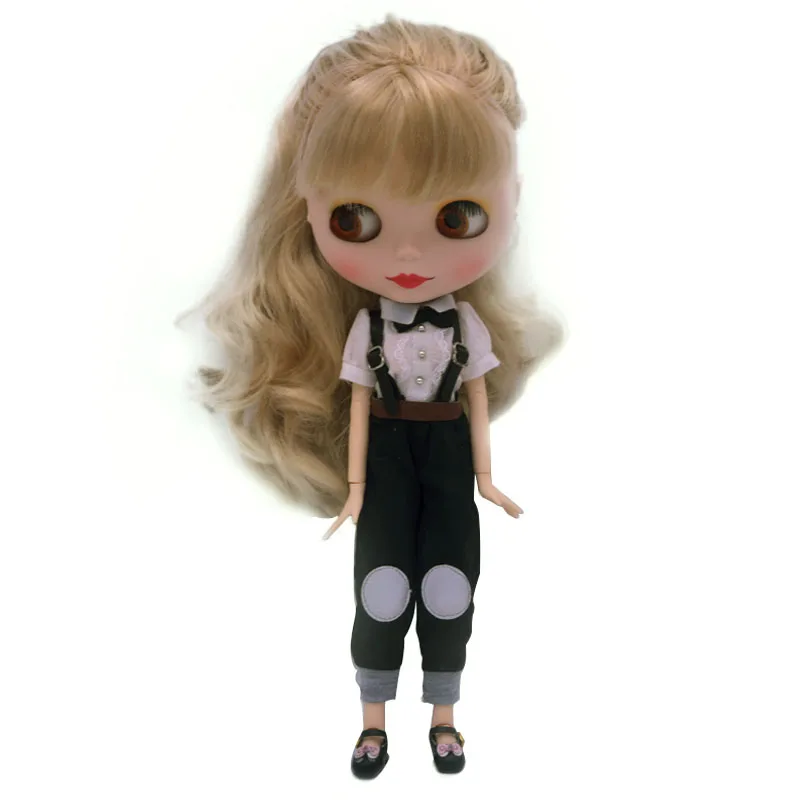 Blyth BJD кукла, Blyth кукольные телесного цвета по индивидуальному заказу Кофе куклы может изменить макияж и платье, 12 дюймов мяч шарнирные № 3