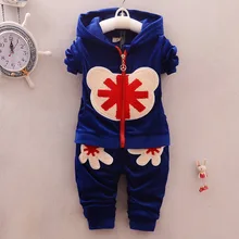 4colors Designer Children Clothing 2016 Casual Kids Suits Clothing Set Spring Autumn Kid Clothes Coat+Pants Sports Suit 0-5 Ages
