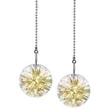 H& D Потолочный вентилятор 40 мм Хрустальный Золотой Подсолнух Призма Ослепительная Хрустальная подвесная Подвеска для домашнего свадебного украшения