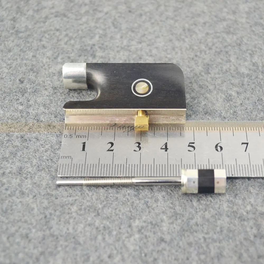 FCS1 Silver Model Cello Bow Frog + Sterling Silver Screw Colorful