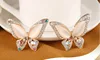 CINDY XIANG Opal Butterfly Brooch for Women Rhinestone Broches Fashion Bijouterie Wedding Jewelry 3 Colors Available Lead Free ► Photo 2/5