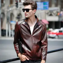 Новое поступление кожаные куртки Мужская куртка мужская верхняя одежда мужские пальто весенне-осенняя куртка M-4XL