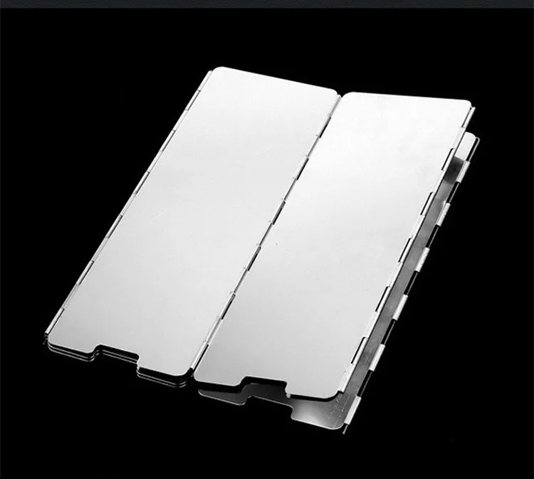 Brisas de Acampamento ao ar Livre de Alumínio Escudos de Alta Prova de Vento Caminhadas ao ar 128 cm 24 cm Eficiência Térmica à Livre Pesca Fogo Euipment 6 Cheap Segurança e sobrevivência