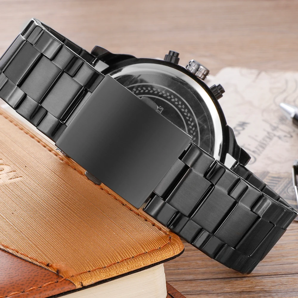 cagarny mens watches quartz watch men dual time zones big case dz military style 7331 7333 7313 7314 7311 steel band watches free shipping (34)