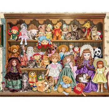 

5D Diy Diamond Painting "Cartoon Toy doll" Diamond Paintings Full Round Rhinestones Diamond Embroidery home children Decor gift