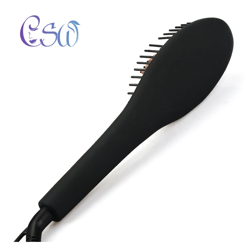 

CSW professional Ions Comb Ionic Steam Iron Hair Straightener Straightening Iron Brush Perfect Styler LED Display