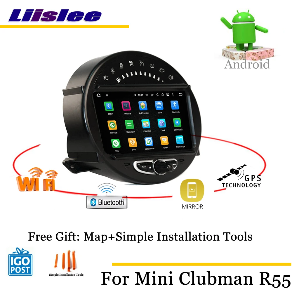 Flash Deal Liislee Car Android Multimedia For Mini Clubman / Clubvan R55 2007~2014 Stereo Radio Audio Carplay GPS Nav Map Navigation System 2