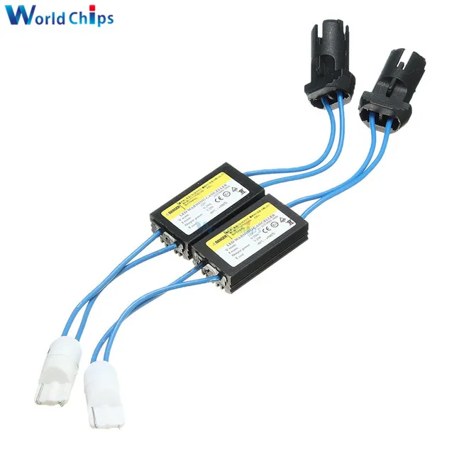 Diymore 2 teile/los T10 T15 194 W5W 168 921 Led-lampe Canbus Fehler Freie  Warnung Canceler Decoder Widerstand Kondensator - AliExpress