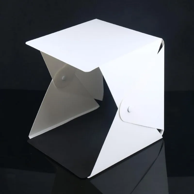 

Portable Folding LED Lights Studio Shooting Tent Box Kit Lightbox Accessories Dual Studio Button Row Light