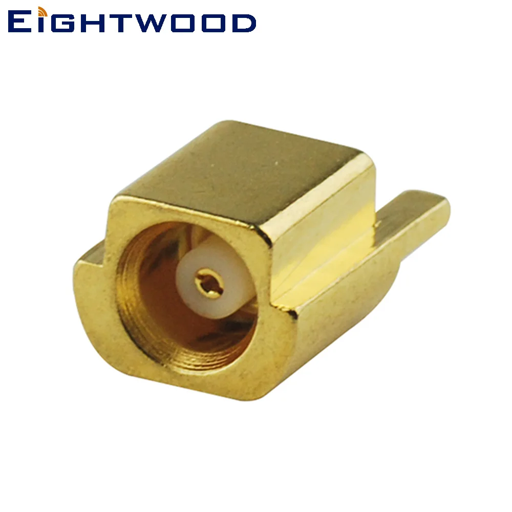 Eightwood 5 шт. разъем MCX гнездо радиочастотный коаксиальный адаптер конец Launch Edge PCB Mount