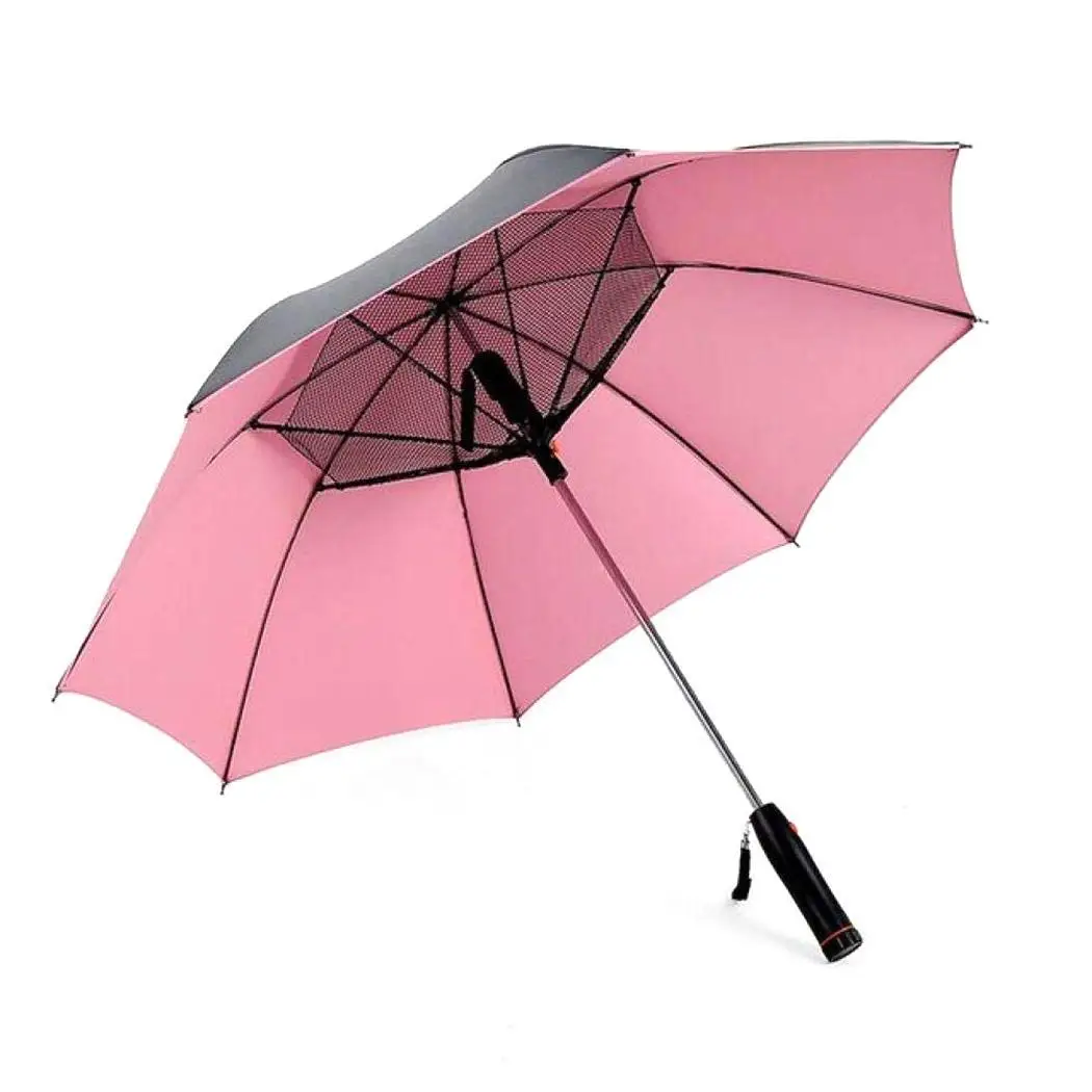 

Durable Portable Waterproof Wind Resistant Solid Automatic Waterproof, With Fan Folding 190T 8pcs Umbrella