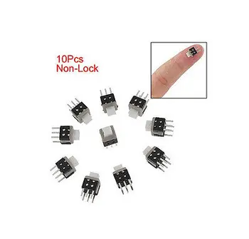 

100 Pcs Panel PCB Non Lock Momentary Tact Tactile Push Button Switch 5.8 x 5.8mm