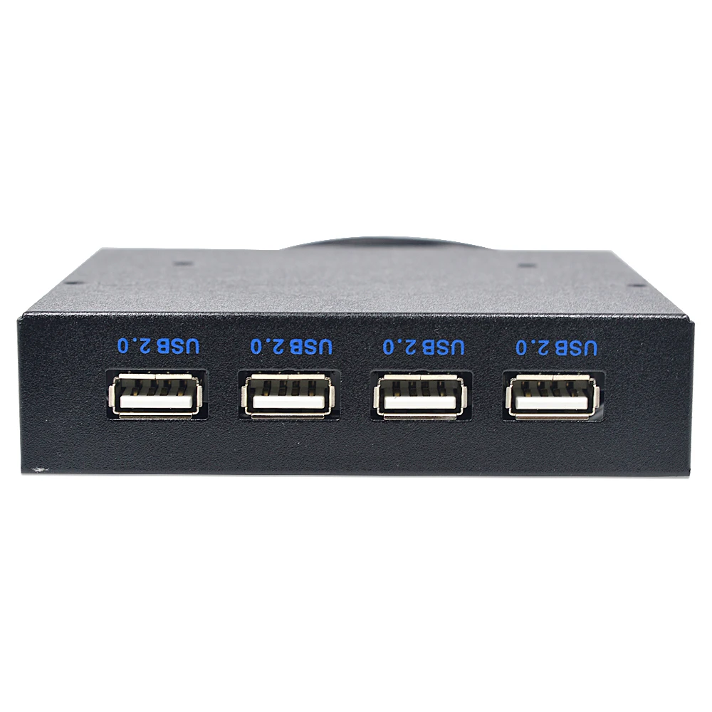 CHIPAL, 4 порта, 3,5 дюйма, флоппи-отсек, USB 2,0, концентратор, USB2.0, передняя панель, расширительный адаптер, Соединительный кронштейн с 10Pin кабелем для рабочего стола