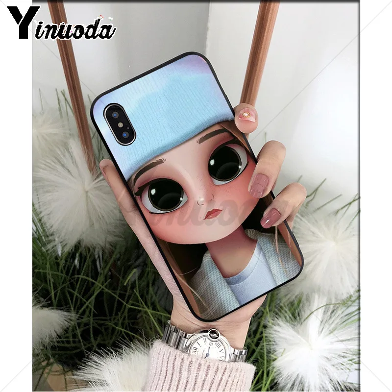 big eyes girl cartoon