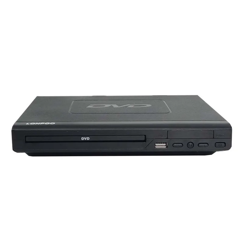 LONPOO портативный DVD плеер регион Бесплатная RCA USB дешевые Multi язык DIVX MPEG4 CD RW MP3