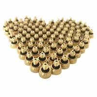 20 PCS/Lot Outdoor Cooling System Brass Misting Nozzles 0.1/0.2/0.3/0.4/0.5/0.6/0.7mm 1