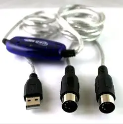 MIDI Кабель USB Конвертер для ПК Музыкальная Клавиатура Адаптер