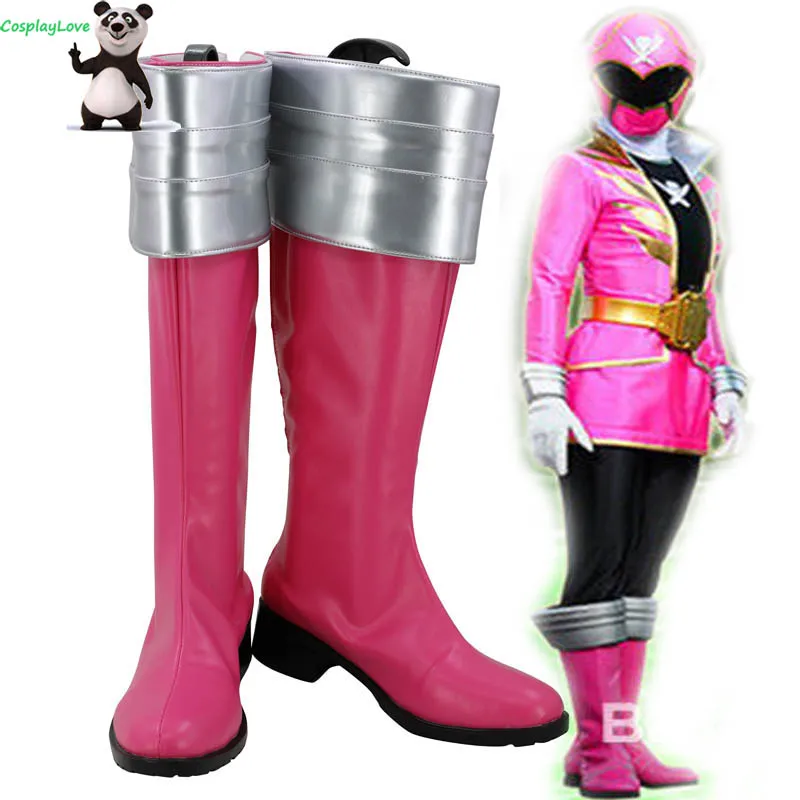 Cosplay Love Super Sentai kaizouku Red Gokaiger ahe de Family Shoes длинные сапоги на заказ|Туфли| |
