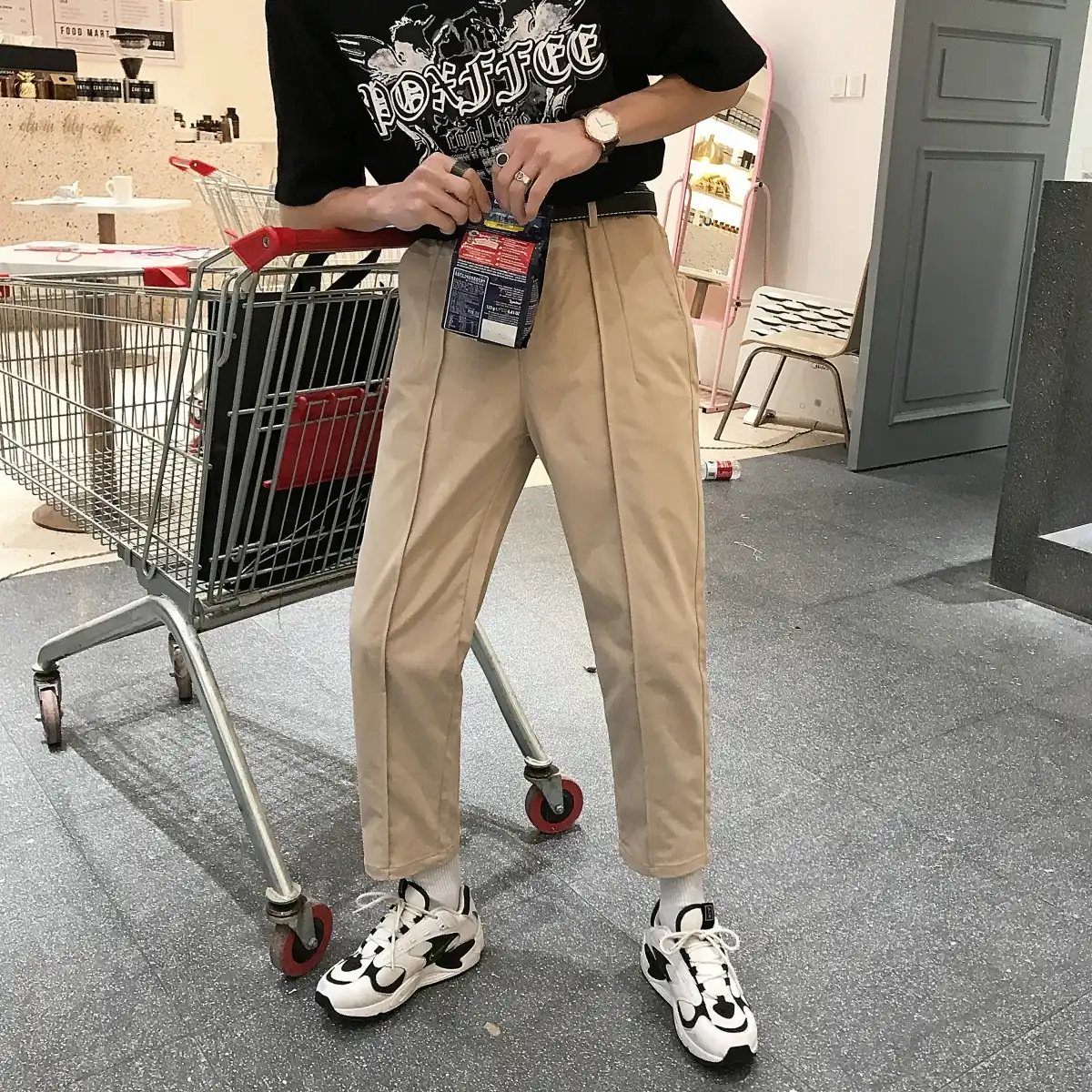 mens western khaki pants