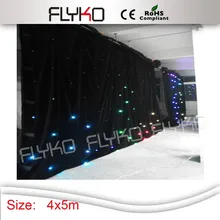 Светодиодная огнеупорная ткань светодиодный сценический фон с контроллером и блоком питания