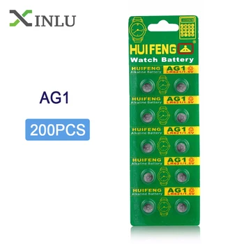 

Hot sales 200pcs/LOT =20pack AG1 164 364 SR621 SR621SW LR621 SR60 LR60 WATCH BATTERY CELL BUTTON