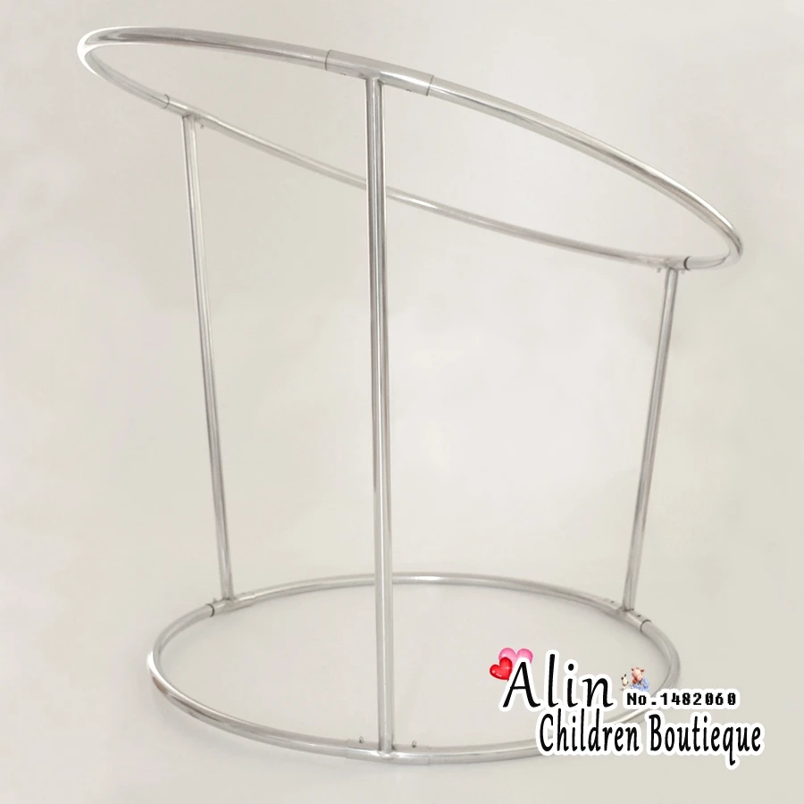 High Bean Bag Stand Newborn Photography Props Newborn Posing Beanbag Frame Stainless Steel Nest Baby Photography Accessories