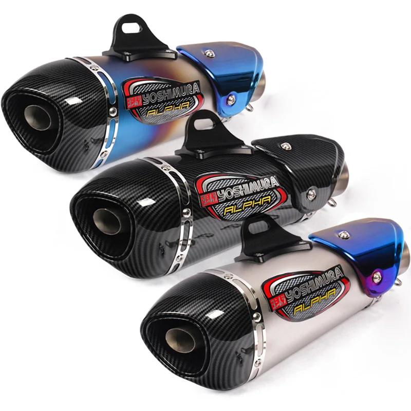 

51MM Modified Motorcycle Exhaust Pipe Muffler Moto Yoshimura escape With DB killer Fit for R6 Z900 GSXR750 R25 Z650 CBR500